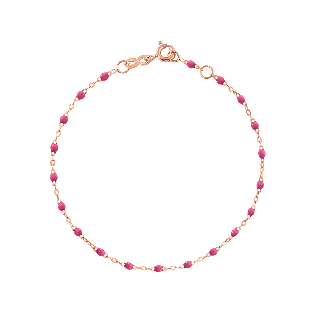 Bracelet Classique Gigi, 17 cm, Or Rose, Bonbon